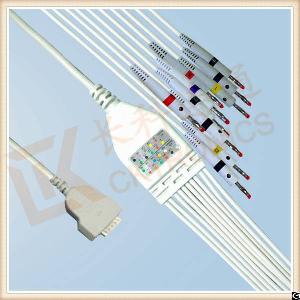 ge marquette ecg cable 10 leadwires banana iec