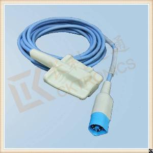 Medical Supplies Spo2 Newtech 8 Pin Reusable Spo2 Sensor, Adult Silicone Soft Tip, L 3m