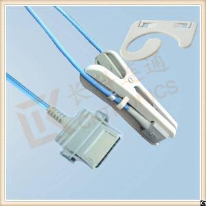 Nonin 8 Pin Adult Ear Clip Reusable Spo2 Sensor L 3m