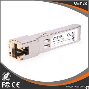 Cost Effective Sfp Copper Transceiver 10 / 100 / 1000base-t Rj-45 Connector