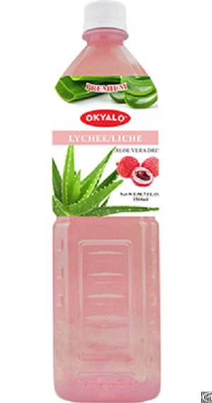 Okyalo 1.5l Aloe Soft Drink With Lychee Flavor