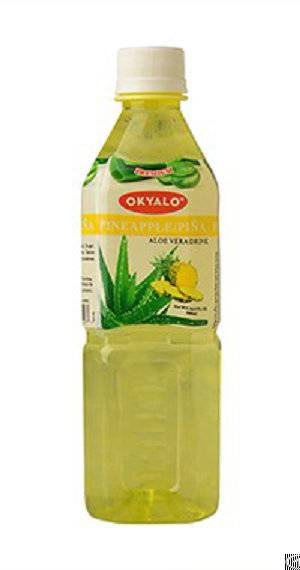 Okyalo 500ml Aloe Soft Drink With Pineapple Flavor