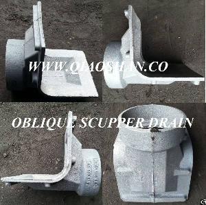 oblique scupper drain 187