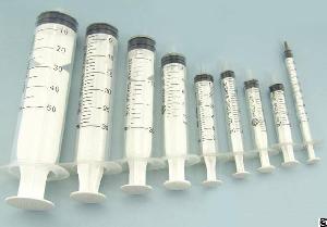 Plastic Medical Disposable Syringe With Needle