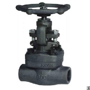 forged steel bolted bonnet globe valve class 150 300 600 800 lb