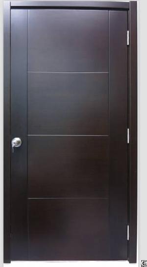 Wood Fire Door With Wood Veneer