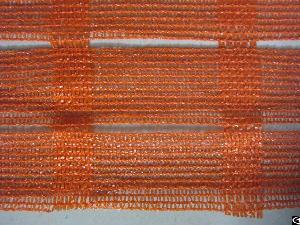 Anti Uv Industrial Safety Netting For Construction Plant , Orange And White