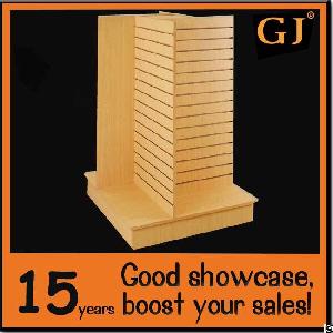 garment shop gondola slat wall floor stand factory