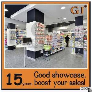 Guangzhou New Design Pharmacy Shop Display Pharmacy Shelving