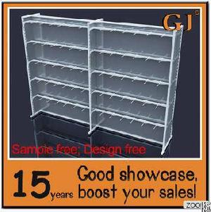 multifunction miniso store metal display stands fixtures