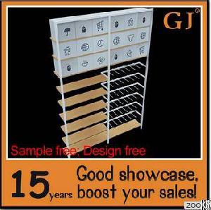 Portable Double Sided Aluminum Frame Trade Show Used Display Rack