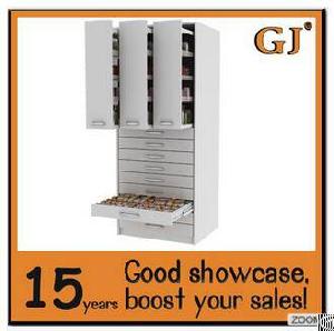 factory metal drug stores cabinet pharmacy display stand