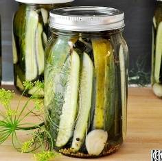 Cucumbers From Soaking Vinegar In Jar From Vietnam