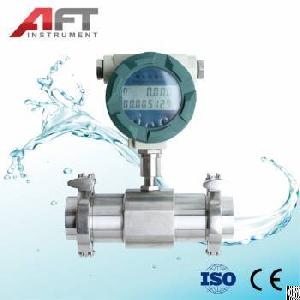 clamp connection turbine flow meter