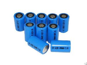 Cr14250 1 / 2aa 3v Lithium Battery For Flashlights, Torch, Camera