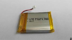 Rechargeable Lithium Polymer 3.7v 1200mah Battery Pack With Pcm And Molex 51021-3p Connector