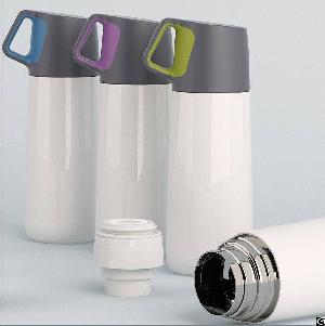 zc cd d mug 500ml colorful stainless steel bullet travel warming water bottle