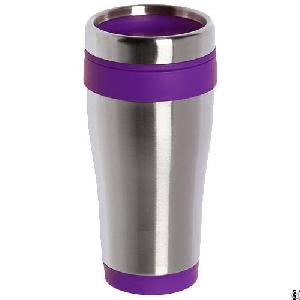 zc co d stainless steel beer mug bonus lid dual wall air insulated beverage coffee