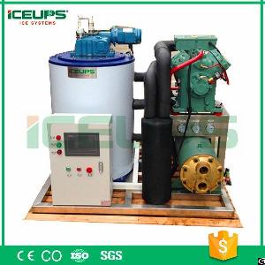 Iceups Seawater Flake Ice Machine For Fish And Meat Storage