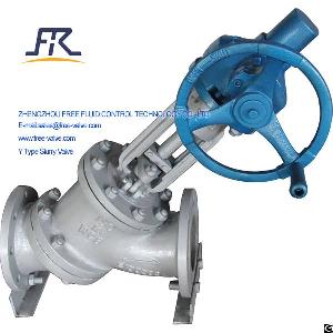 Y Type Slurry Valve