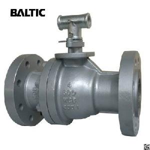 2-pc Side Entry Floating Ball Valve, A216 Wcb, 4inh, Cl600, Rf