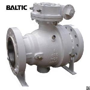 2 pc trunnion ball valve a216 wcb api 6d 8 600 lb rf