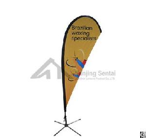 tear drop flag banner