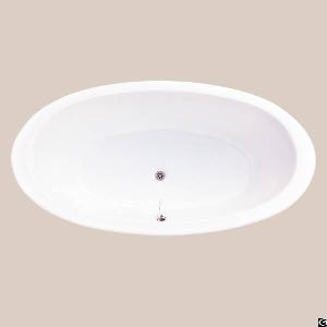 built cast iron bathtub ocean