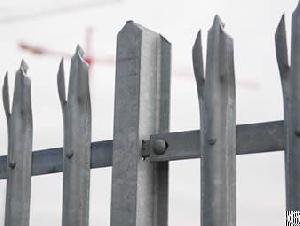 Galvanised Palisade Fencing