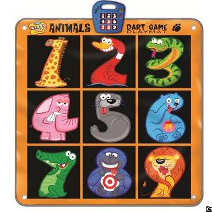 animals dart game mat