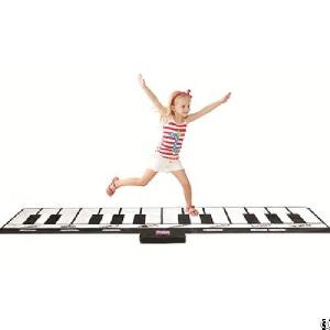 Gigantic Keyboard Playmat Slw968, Black And White