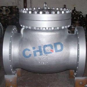 carbon steel flanged bolted bonnet swing check valve