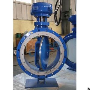 Triple Eccentric Wafer Butterfly Valve, Astm A351 Cf8, Dn800, Pn20