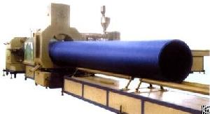 hdpe calibre hollowness wall winding pipe line