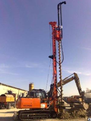 piling drilling rig tescar cf6 cfa