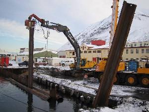 vibro hammer ovr s 40 excavator mounted