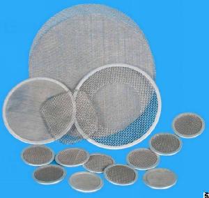 Stainless Steel Rimmed Mesh Disc