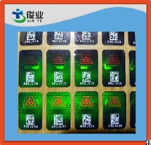 3d hologram stickers serial numbers anti fake counterfeit