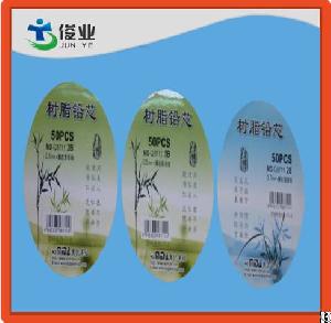 Adhesive Sticke Roval With Barcode