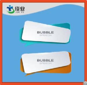 Bubble Speech Text Printing Paper Label