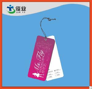 factory printed paper clothes garment tags clothing shoes