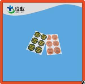 Circullar Removable Coated Paper Stickers