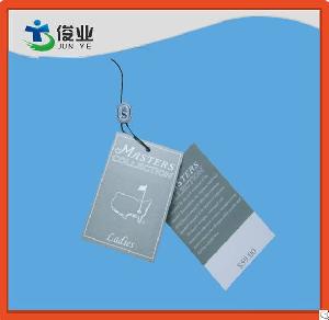 printed paper hang tags clothes