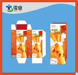 colorful box glossy lamination food packaging