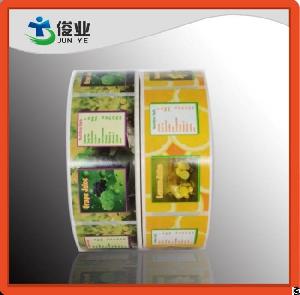 Colorful Fruits Juice Labels Five