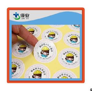 cute dessert puffy sticker