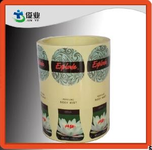 Different Kinds Of Printing Labels For Body Mist Bottles One