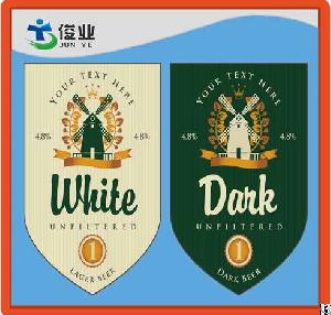 Durable Waterproof Beer Bottle Adhesive Label Sticker