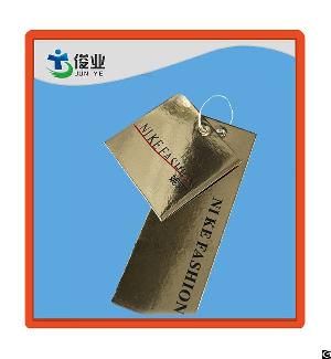 Fashion Golden Paper Printing Hangtag