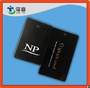 Gold Foiling And Embossed Custom Hang Tag Nni